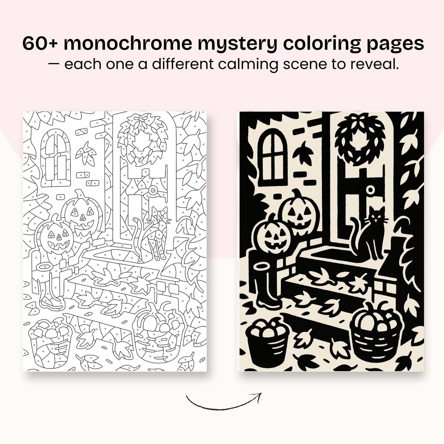 Libro da colorare monocolore - Edizione autunnale (Nuovo)