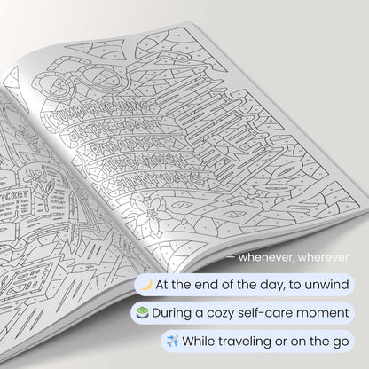 Libro da colorare monocolore - Edizione autunnale (Nuovo)